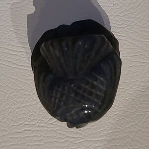 Labradorite fish and flower crystal carving